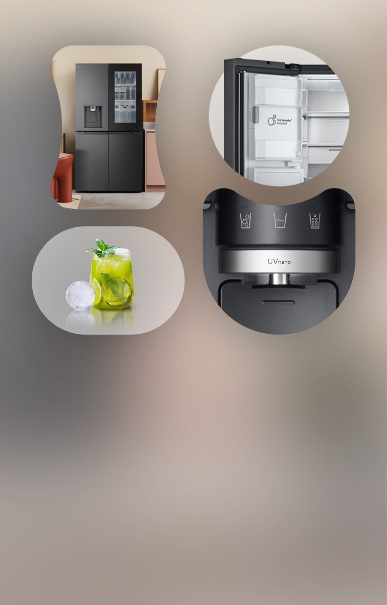 Lednice s vyrobnikem ledu LG Ice Solution