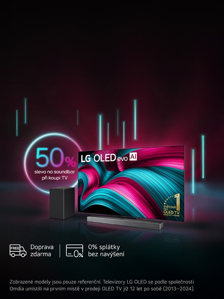 LG Soundbar k TV za polovinu