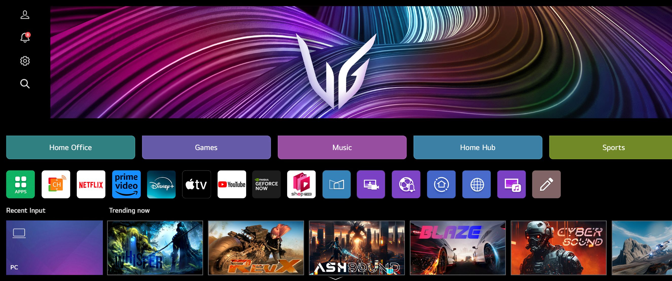 Nový herní OLED monitor LG UltraGear 45GX90SA-B 