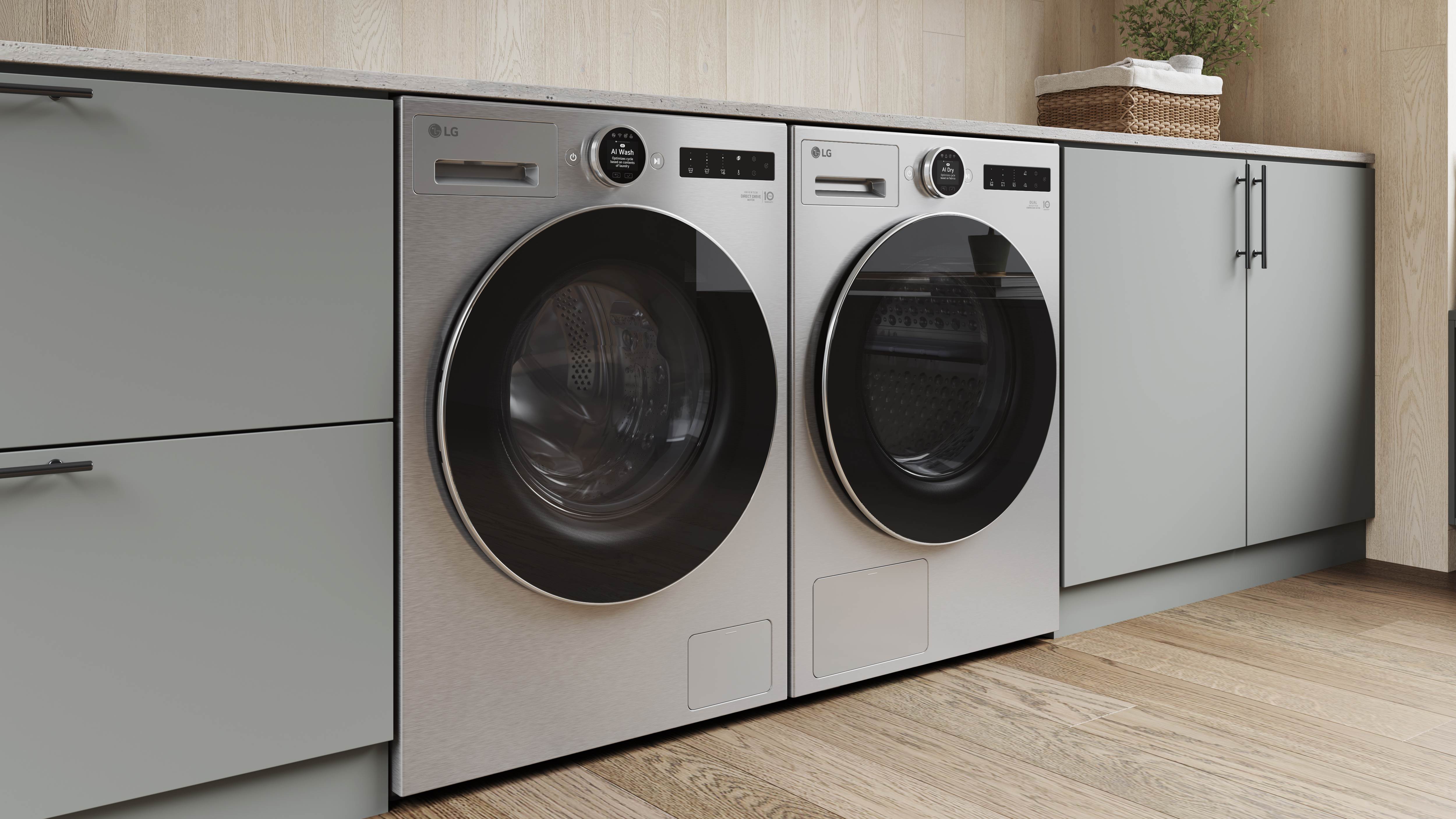 LG uvádí na český trh novou řadu praček a sušiček s LCD displejem