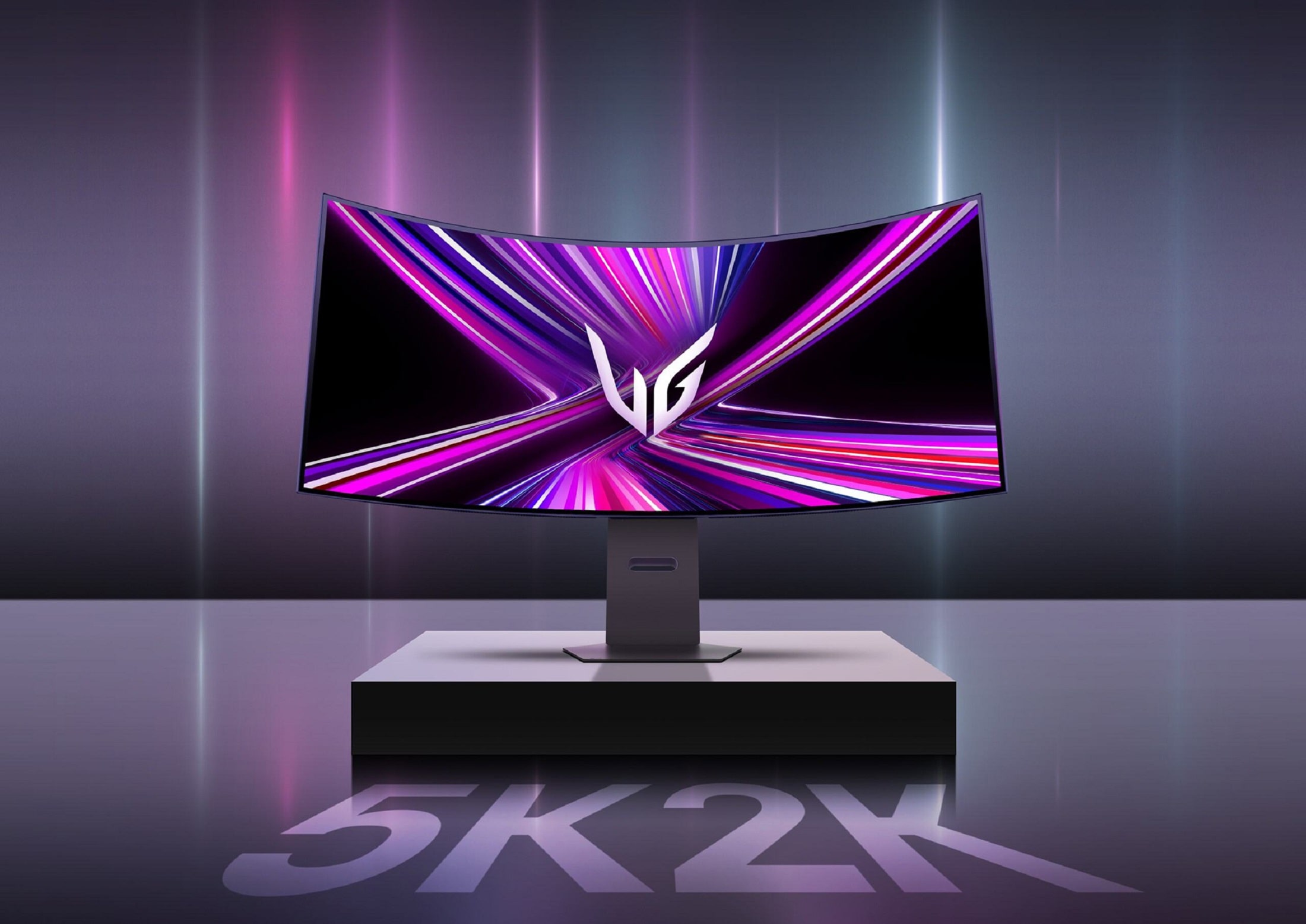 LG ohýbatelný herní monitor s rozlišením 5k2k