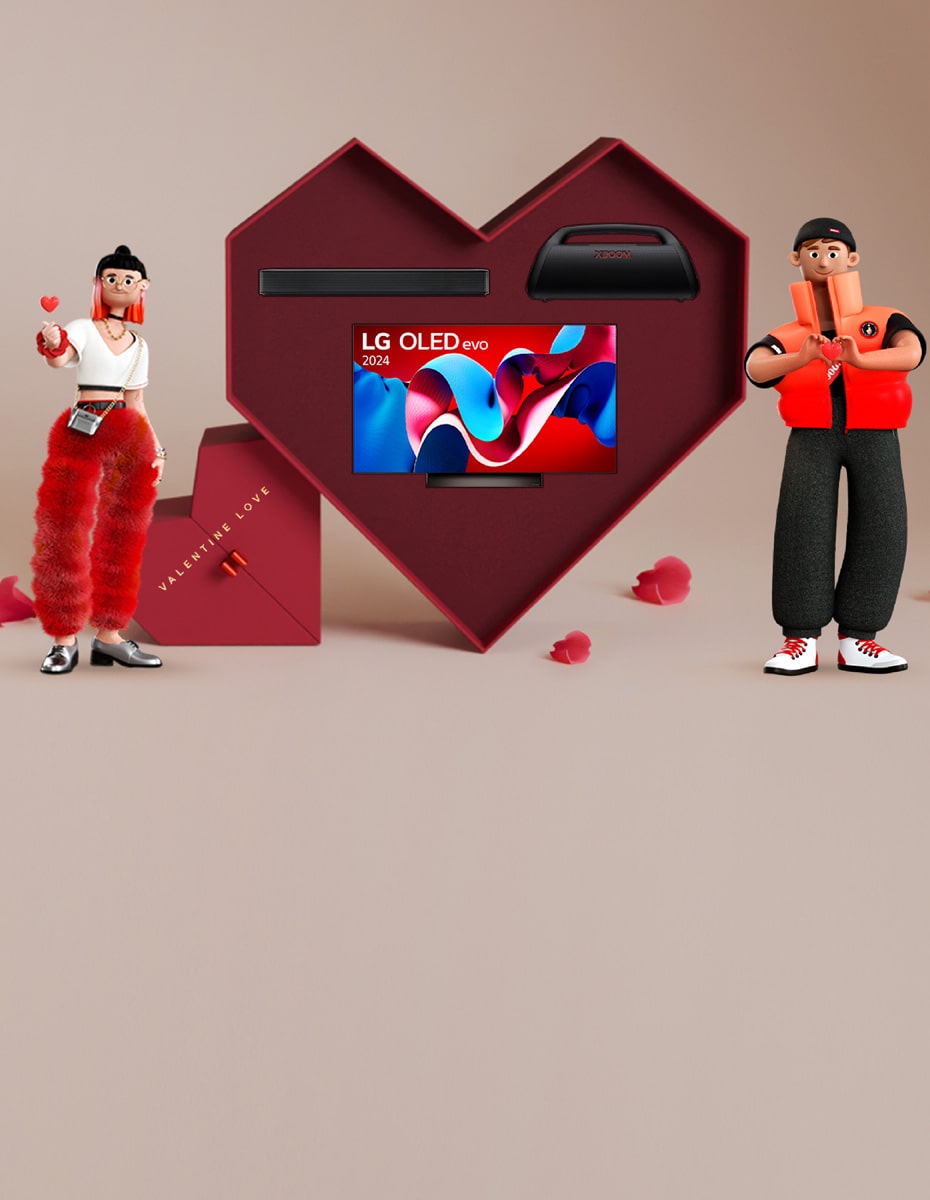 LG Valentýnské dny TV/AV