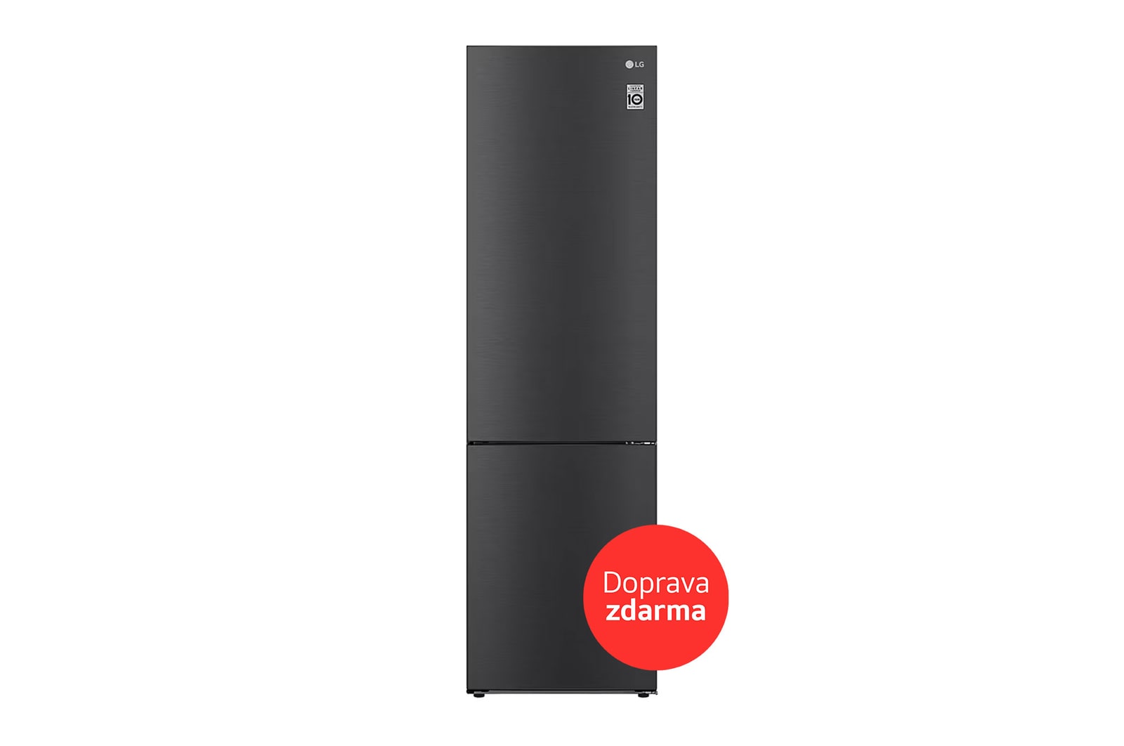 LG Kombinovaná chladnička LG | A | 384 l | Lineární kompresor | DoorCooling+™, GBP62PZNAC, GBP62MCNAC