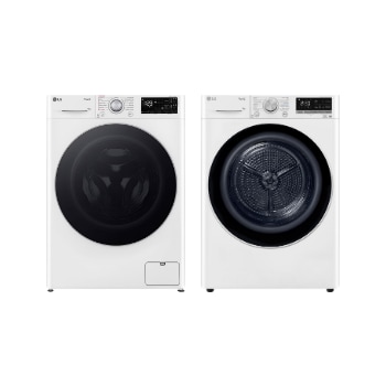 Čelní pohled na PRACÍ SET | 10kg Pračka FASR3A04WS + 9kg Sušička RC91V9AV4N LAUNWDSN29A