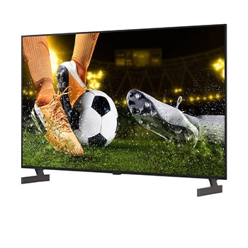LG OLED AI B6E vyobrazený zepředu a z boku vyniká 55" displejem s šířkou obrazovky 1228 mm, celkovou výškou 708 mm a ultratenkým profilem 45,9 mm bez stojanu.