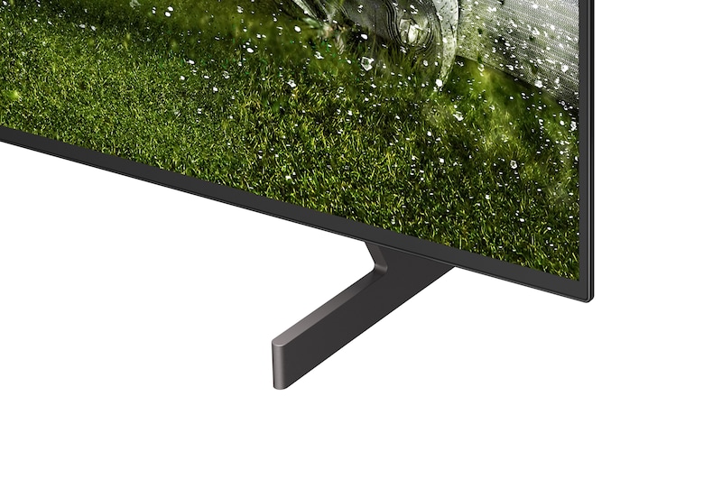 LG OLED AI B6E zobrazuje rozdělenou obrazovku, na které je možné porovnat matný displej s antireflexní úpravou a displej Perfect Black, který zajišťuje jasnější obraz za jakýchkoli světelných podmínek. Technologie Perfect Black má certifikaci UL.