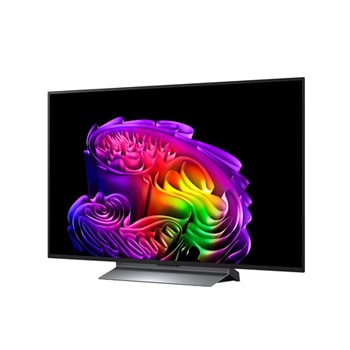 Přední pohled na model LG OLED evo AI G6, který byl uveden na trh v roce 2026, zobrazuje obraz vrstvených, vícebarevných tvarů s technologií Hyper Radiant Color Tech, Perfect Black & Perfect Color a označením „Světová jednička mezi OLED TV již 13 let“.