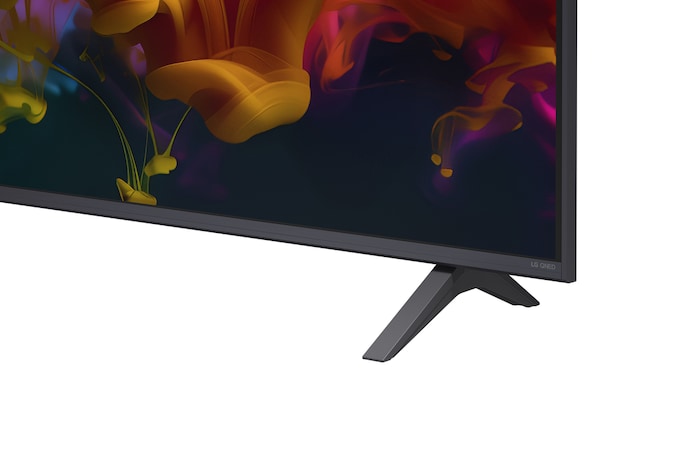 LG QNED evo AI QNED80 Mini LED s technologií Dynamic QNED Color Pro vyplňuje obrazovku živými, plynulými záblesky barevného pohybu připomínajícího malbu a předvádí vylepšenou barevnou živost certifikovanou pro 100% objem barev.
