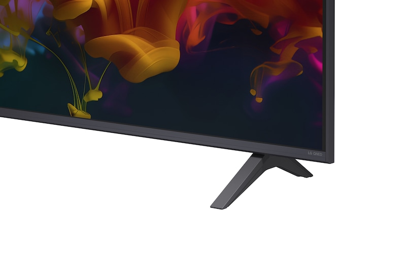LG QNED evo AI QNED80 Mini LED s technologií Dynamic QNED Color Pro vyplňuje obrazovku živými, plynulými záblesky barevného pohybu připomínajícího malbu a předvádí vylepšenou barevnou živost certifikovanou pro 100% objem barev.