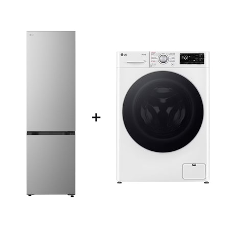 SET - LG Chadnička GBBS322BPY + LG Pračka FASR3A04WS