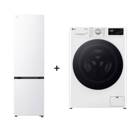 SET - LG Chadnička GBBS322BSW + LG Pračka FASR3A04WS