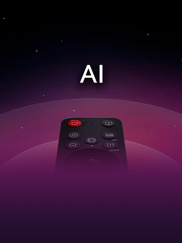LG TV-Bildschirm mit beweglichem Zeiger erklärt Point-and-Click-Navigation der Magic Remote durch Inhalte.