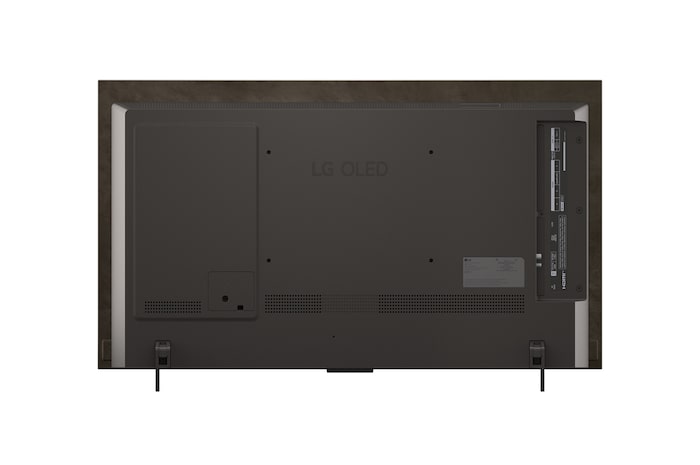 Rückansicht des LG OLED evo AI C5 4K Smart TV.