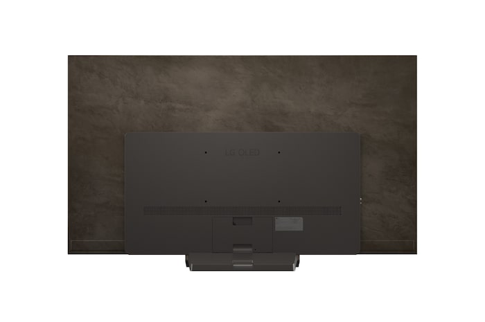 Rückansicht des LG OLED evo AI C5 4K Smart TV.