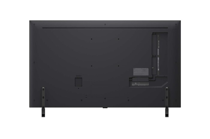 Rückansicht des LG QNED TV