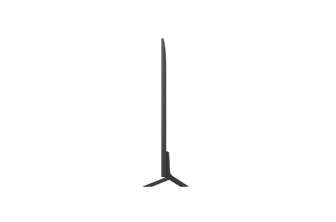 Seitenansicht von links des LG QNED TV 