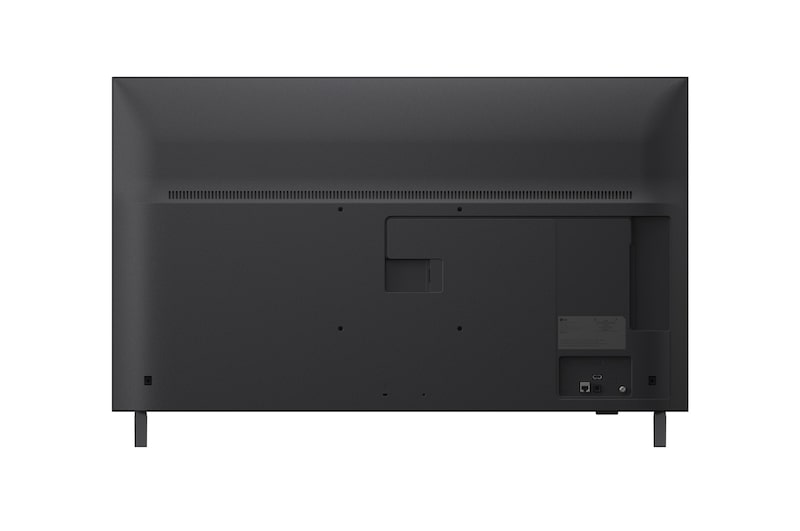 Rückansicht des LG UHD UA74 TV.