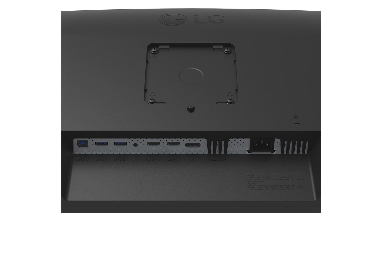 Vorderansicht mit gedrehtem Display