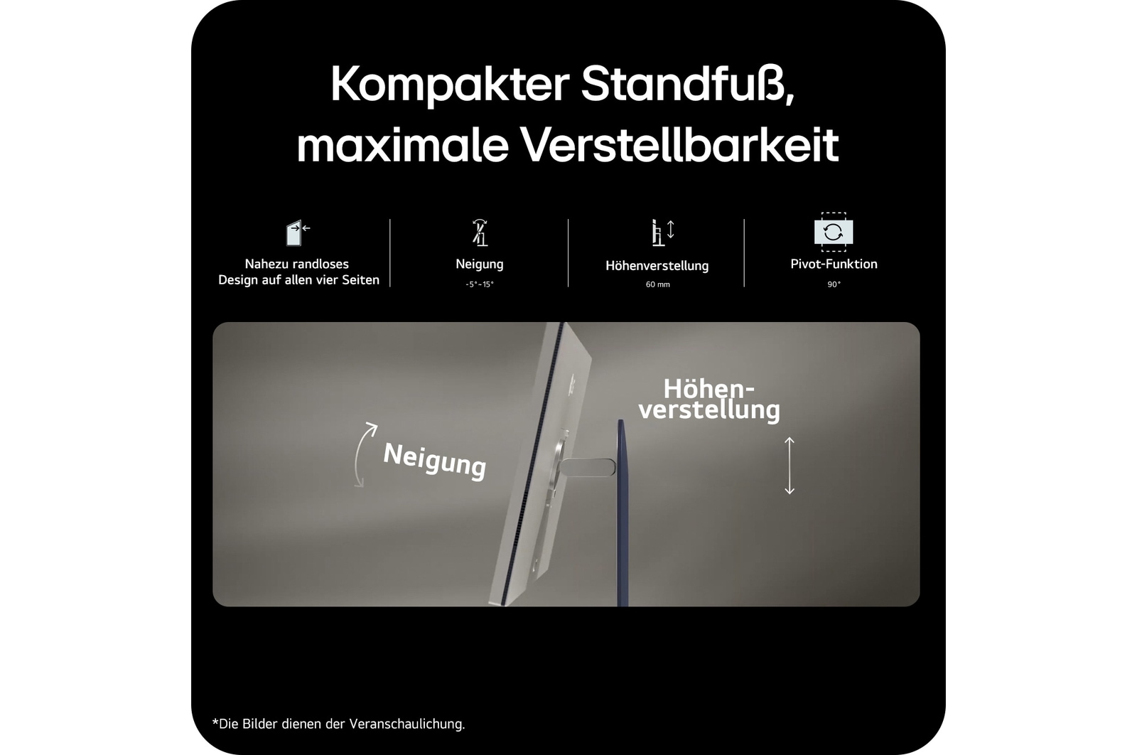 LG UltraFine™evo 32 Zoll 6K Nano IPS Black mit Thunderbolt™ 5, 32U990A-S