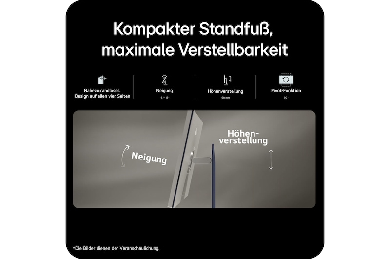 LG UltraFine™evo 32 Zoll 6K Nano IPS Black mit Thunderbolt™ 5, 32U990A-S