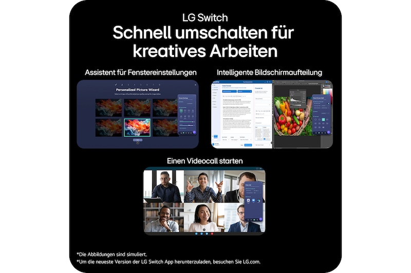 LG UltraFine™evo 32 Zoll 6K Nano IPS Black mit Thunderbolt™ 5, 32U990A-S