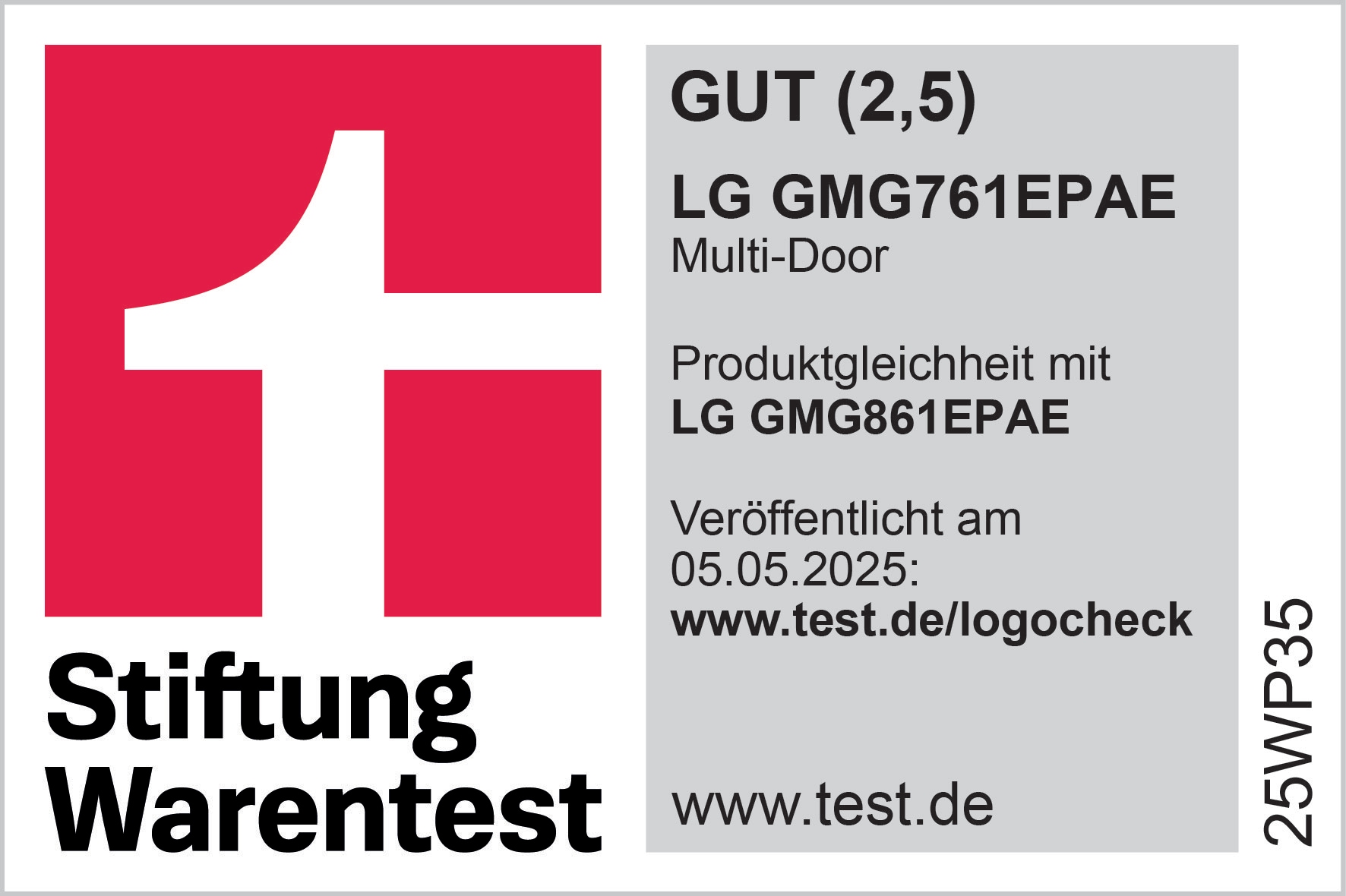 Stiftung Warentest GMG761EPAE