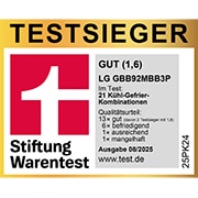 Testurteil "Gut (1,6)"
