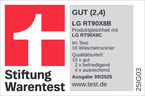 Stiftung Warentest  RT90X8C