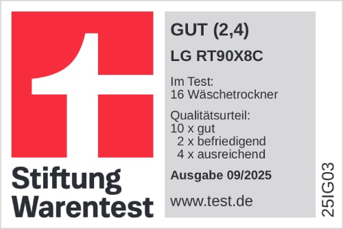 Stiftung Warentest  RT90X8C
