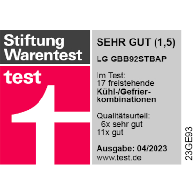 Stiftung Warentest Urteil "GUT (1,7)"
