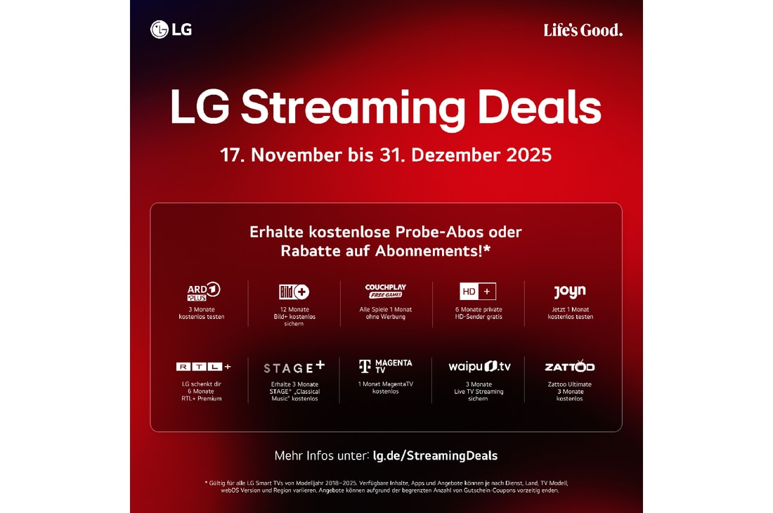 Streaming deals