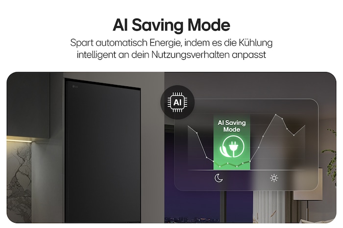 LG Vollintegrierbare Kühl-Gefrierkombination (EEK A, 333L, 186cm hoch, 59,7cm breit) mit 108 kWh/a & Smart Inverter Compressor® I GBBS716AEV, GBBS716AEV