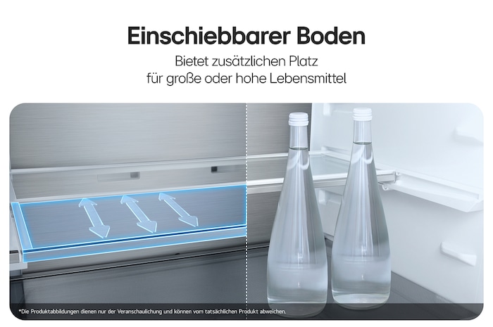 LG Vollintegrierbare Kühl-Gefrierkombination (EEK A, 333L, 186cm hoch, 59,7cm breit) mit 108 kWh/a & Smart Inverter Compressor® I GBBS716AEV, GBBS716AEV