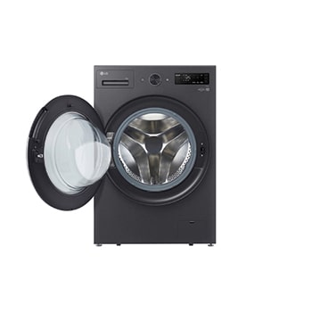 LG Waschmaschine Matte Black (EEK A, 16 kg, 1.000 U./Min.) mit AI Wash & TurboWash®360° | F0WNT162B, F0WNT162B