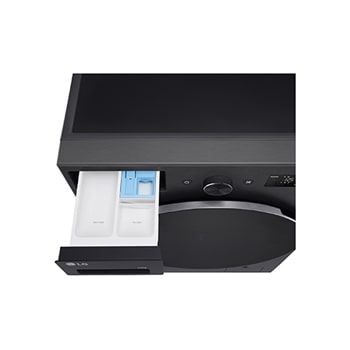 LG Waschmaschine Matte Black (EEK A, 16 kg, 1.000 U./Min.) mit AI Wash & TurboWash®360° | F0WNT162B, F0WNT162B