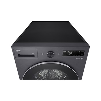 LG Waschmaschine Matte Black (EEK A, 16 kg, 1.000 U./Min.) mit AI Wash & TurboWash®360° | F0WNT162B, F0WNT162B