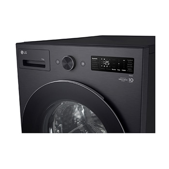 LG Waschmaschine Matte Black (EEK A, 16 kg, 1.000 U./Min.) mit AI Wash & TurboWash®360° | F0WNT162B, F0WNT162B