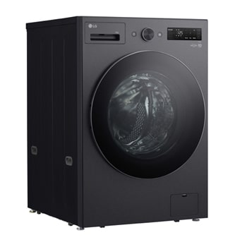 LG Waschmaschine Matte Black (EEK A, 16 kg, 1.000 U./Min.) mit AI Wash & TurboWash®360° | F0WNT162B, F0WNT162B