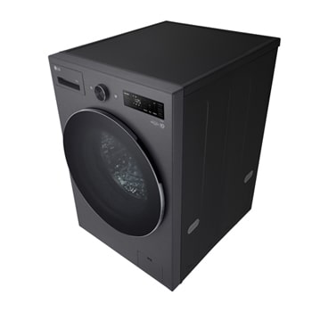 LG Waschmaschine Matte Black (EEK A, 16 kg, 1.000 U./Min.) mit AI Wash & TurboWash®360° | F0WNT162B, F0WNT162B
