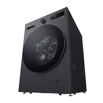 LG Waschmaschine Matte Black (EEK A, 16 kg, 1.000 U./Min.) mit AI Wash & TurboWash®360° | F0WNT162B, F0WNT162B