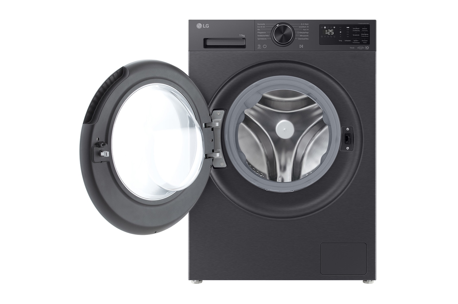 front view with door open