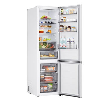LG Vollintegrierbare Kühl-Gefrierkombination (EEK B, 375L, 203cm hoch, 59,7cm breit) mit 139 kWh/a & Smart Inverter Compressor® I GBBS322BSW, GBBS322BSW