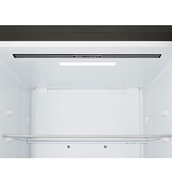 Auf der linken Seite Fleisch mit -3°C angezeigt, in der Mitte frischer Fisch mit 0°C und rechts Käse mit 2°C.