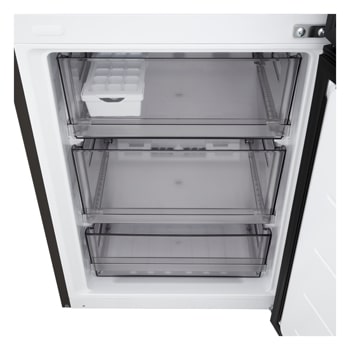 Vorderansicht des LG Kühl-/Gefrierschranks (GBBS726CPY) mit DoorCooling+™-Belüftung