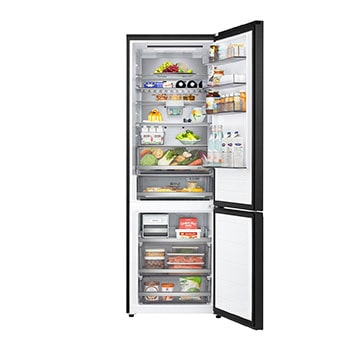 Front view door open with food