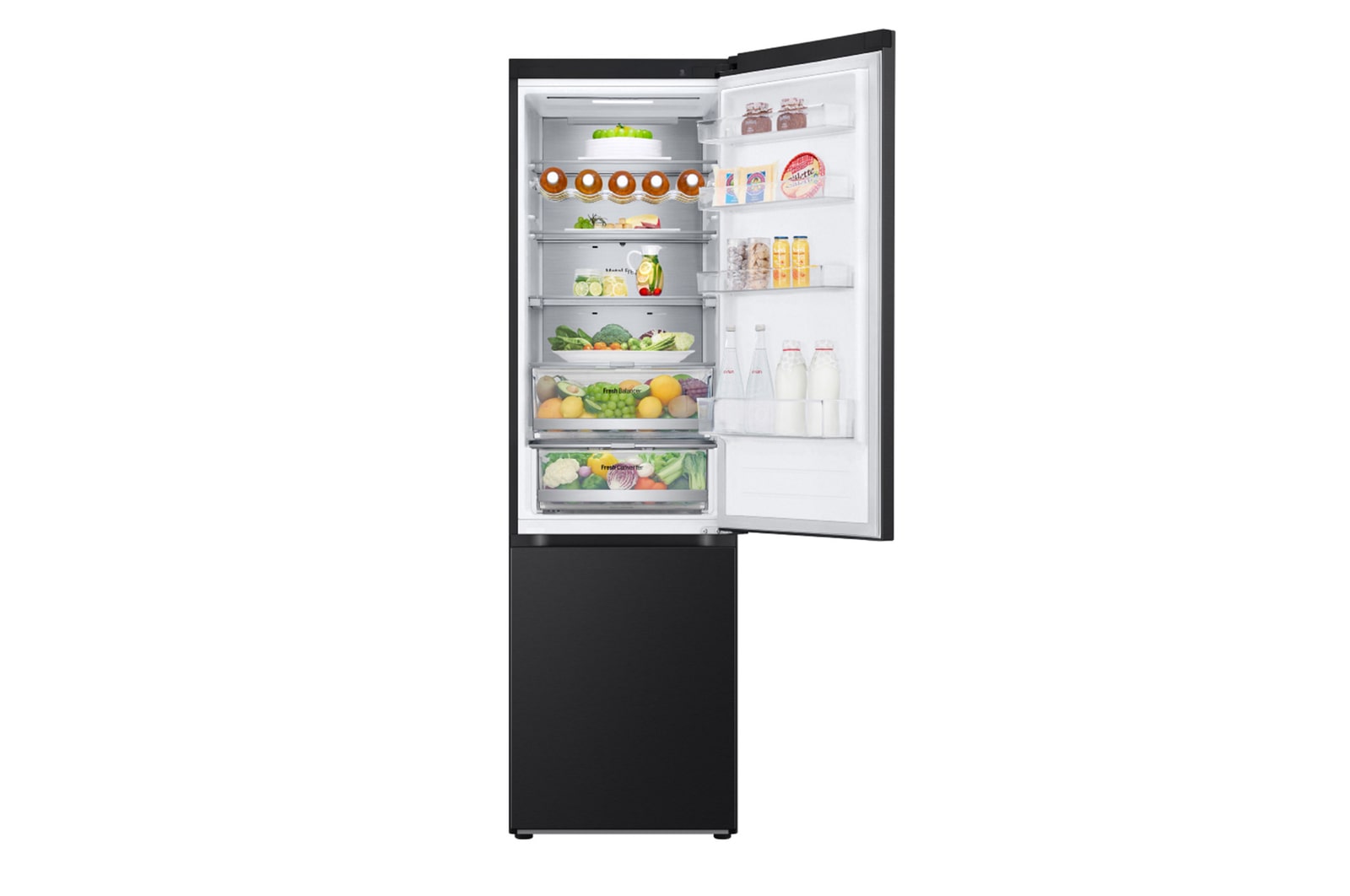 LG Kühl-Gefrierkombination (B ,387L, 203 cm hoch) mit 138 kWh/a & Smart Inverter Compressor® ǀ GBV7270BEV, GBV7270BEV
