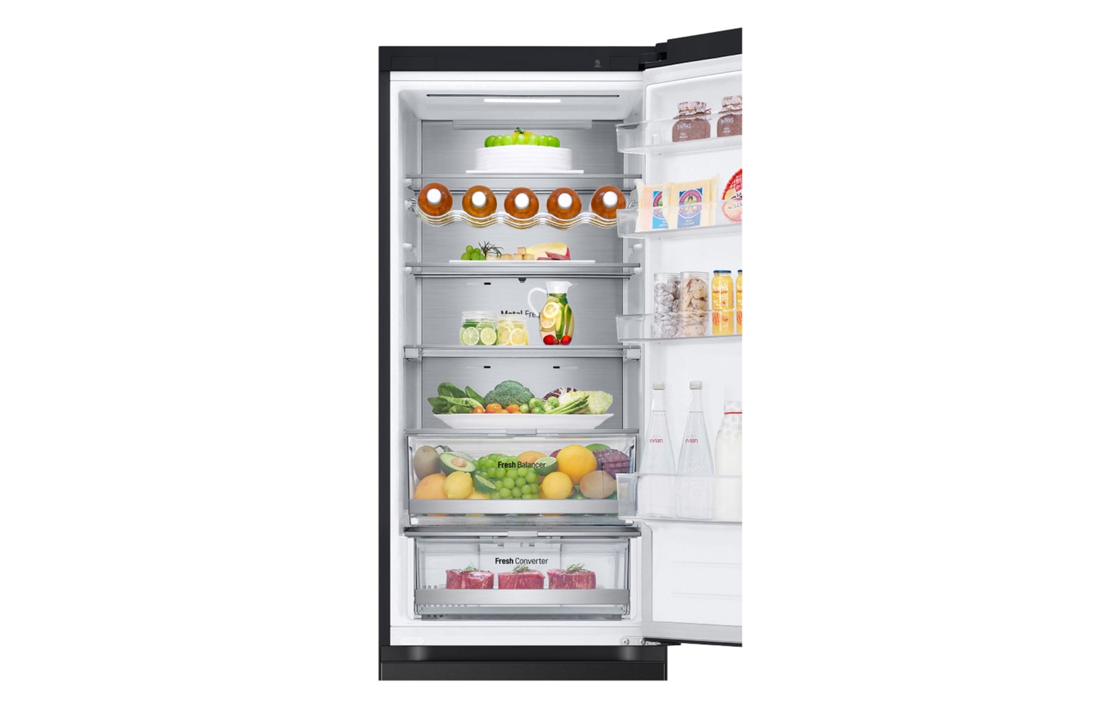 LG Kühl-Gefrierkombination (B ,387L, 203 cm hoch) mit 138 kWh/a & Smart Inverter Compressor® ǀ GBV7270BEV, GBV7270BEV