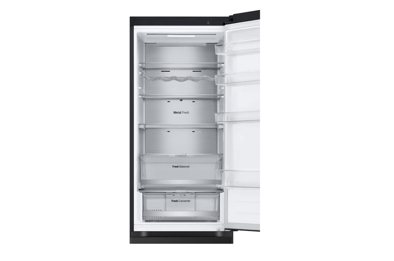 LG Kühl-Gefrierkombination (B ,387L, 203 cm hoch) mit 138 kWh/a & Smart Inverter Compressor® ǀ GBV7270BEV, GBV7270BEV