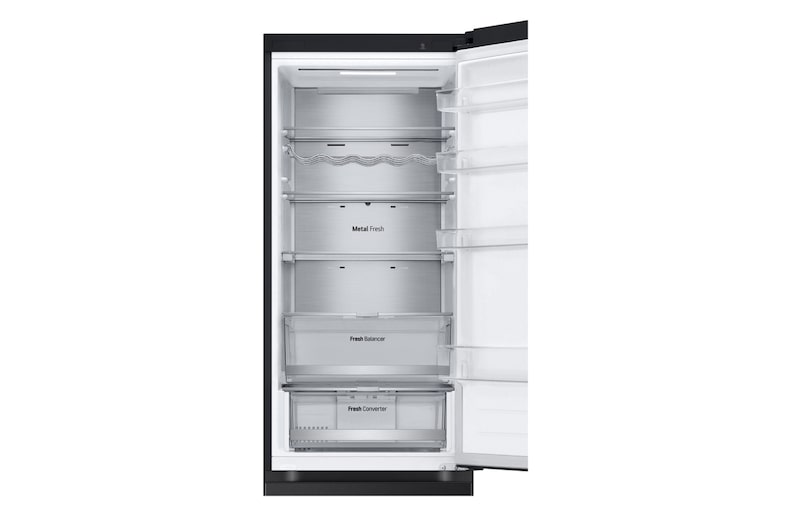 LG Kühl-Gefrierkombination (EEK B ,387L, 203 cm hoch) mit 138 kWh/a & Smart Inverter Compressor® ǀ GBV7270BEV, GBV7270BEV