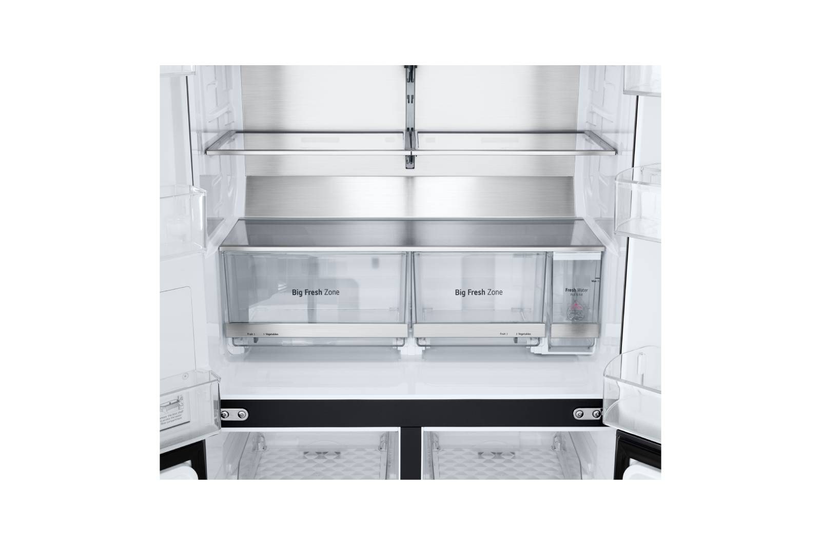 LG Multi-Door Kühlschrank (C, 645L, 179.2 cm hoch) mit Wasserspender & Wassertank | GMF961EV6C, GMF961EV6C